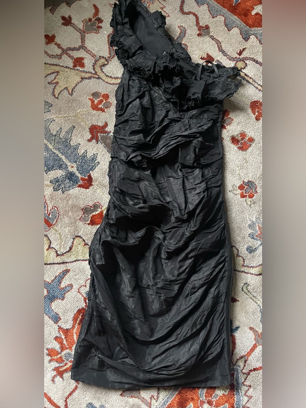 ALLSAINTS ONE SHOULDER BODYCON DRESS
